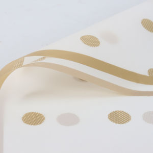 Flower Wrapping Paper Cellophane Polkadot LINE Kertas Bouquet Ecer 6030