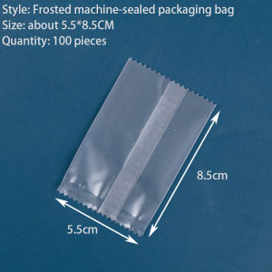 100pcs Frosted Matte Open Top Food Goodie Candy Cookies Packaging candy plastic packaging