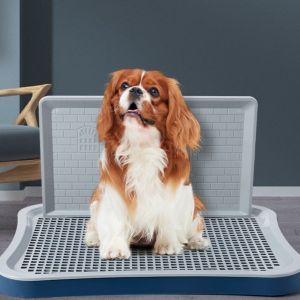 WMU7071 Splash-Proof Dog Training Toilet Non-slip Detachable Dog Litter Box Dog Potty Trainer Leakproof Puppy Training Potty Pet Training