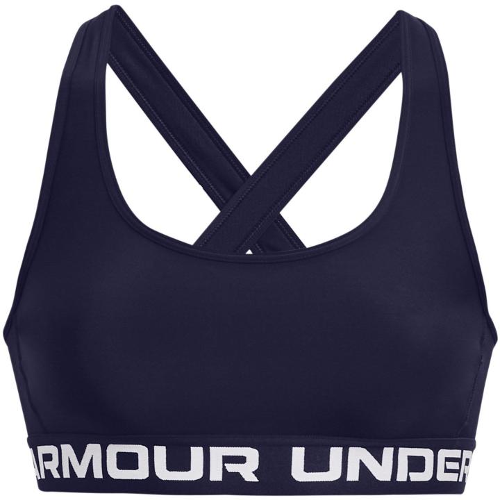 Under Armour Womens Crossback Womens Medium Support Sports Bra (Mid  Navy/White) - Sports Direct
