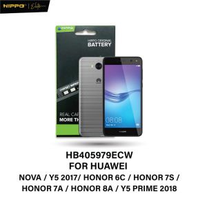 Hippo Baterai Battery Batre HUAWEI NOVA / Y5 2017 / HONOR 6C /HONOR 7S / HONOR 7A / HONOR 8A / Y5 PRIME 2018 (HB405979ECW)