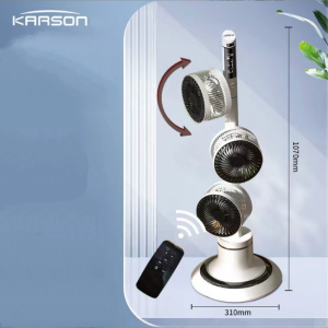 Quạt Đối Lưu 3 Đầu Đa Luồng Siêu Mát KARSON 3D cao cấp (có remote) - Home and Garden