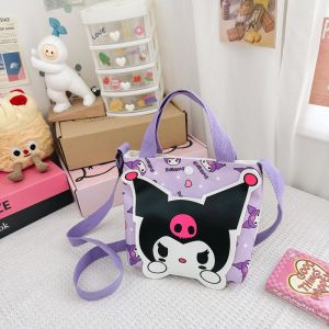 ZEEMIN Halloween Christmas Y2K Hello Kitty Sanrio Crossbody Bag Kuromi Canvas Shoulder Bag Cartoon Cinnamoroll Backpack Children Pouch High Capacity Gifts
