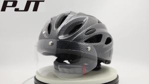 2026 PJT Lightweight Breathable Bicycle Helmet With Magnetic Attraction Goggles Bike Helmet Free Switching Cycling Helmet