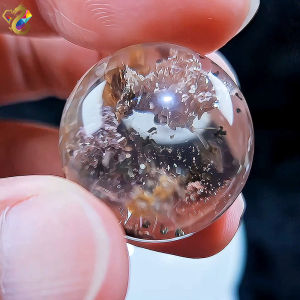 Collectors Grade Brazil Four Seasons Phantom Quartz Sphere