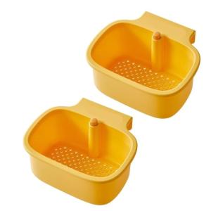 Adjustable Kitchen Sink Basket With Plastic Hook for Efficient Scraps Catcher and Sponge Storage Organizers