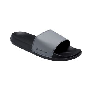 Sandal Pria Slide Footstep Footwear - Sandal Porto Grey
