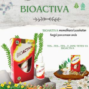 BIOACTIVA  Jamu Tetes | Memelihara Sistem Pencernaan | Beragam Manfaat Dari 30 ML | 100% ORIGINAL |