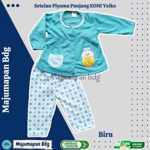 Setelan Baju Bayi Piyama Bayi Panjang Perempuan KONI Yeiko 6-12 bulan ZPY05
