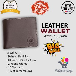 BISA COD Dompet Kulit Pria Cowok Dewasa Terbaru Distro Keren Kekinian Anak Muda Import Aksesoris Pria