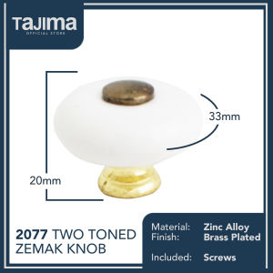 Brass Gold White Drawer Knob Cabinet Handle