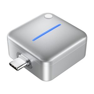 EXCES Auto Pop-off Auto Cut Off Charging Adapter Type-C Color Indicator Light Auto Stop Charging Adapter Safety 140W Auto-Eject Charging Adapter Overnight Charging