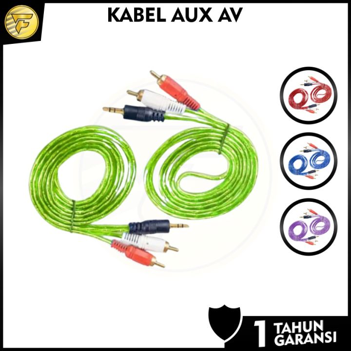 Kabel Audio aux in Jack to RCA AV Lazada Indonesia