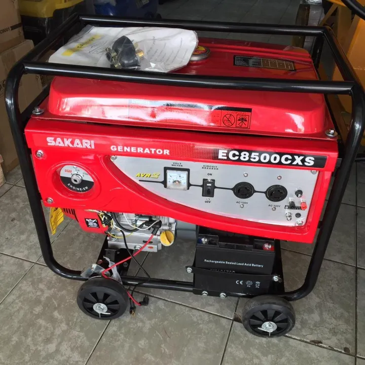 SAKARI EC8500CXS เครื่องปั่นไฟเบนซิน 6500W ระบบ AVR