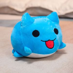 FORUM Sofa Cushion Children Gift Kids Toy Plush Toys Plush Doll Animal Doll Cartoon Doll Plush Pillow Stuffed Toy Tongue Out Dog Bugcat Capoo Plush Toys Blue Cute Cat Doll
