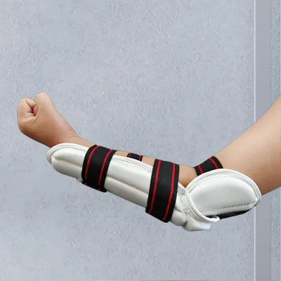Baoblaze Taekwondo Arm Shin Guards Lightweight Protector Taekwondo Shin Protector for Fighting Grappling Boxing Martial Arts Match