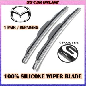 (1 PAIR) MAZDA 2/ MAZDA 3/ MAZDA 6 Car Silicone Wiper Windshield