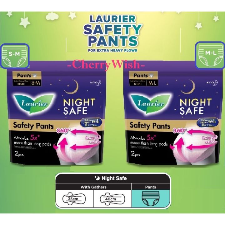 2's (SXL) Laurier Maximum Security Panties Overnight Protection