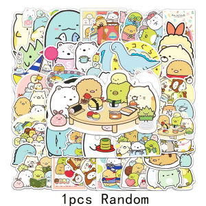50pcs Sanrio Sumikko Gurashi Game Stickers DIY Scrapbook Diary Stationery Luggage Decorative Cartoon Sticker Kids Toys