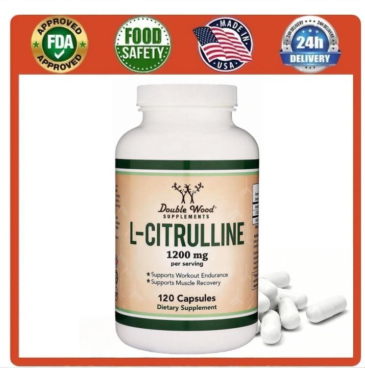 Double Wood L-citrulline capsules - A muscle recovery supplement that ...