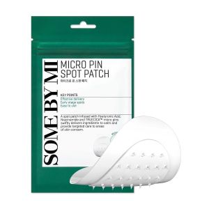 SOME BY MI Micro Pin Spot Patch - Pack of 1 14mm 9 Counts - Microneedle Hydrocolloid Pimple Patch with Salicylic and Hyaluronic Acid - Skin Troubles Care Focused Spot Cover - Korean Skin Care