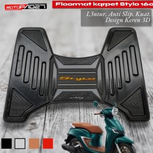 karpet honda Stylo 160 alas pijak kaki Stylo 160 BAHAN KARET PREMIUM