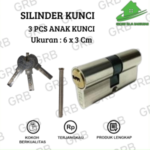 Silinder Kunci Pintu Isi Silinder 3 Key 4 Key 5 Key BESAR KECIL TANGGUNG Cylinder Kunci