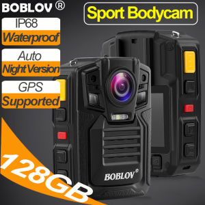 BOBLOV D7 Body Mini Action Sport Waterproof Camera with GPS HD 1080P 128GB 3900Mah เครื่องบันทึกเสียงวิดีโอ DVR Recorder มองเห็นกลางคืน BodyCam กล้องวิดีโอกล้องถ่ายวิดีโอกล้องถ่ายวิดีโอกล้องถ่ายวิดีโอกล้องถ่ายกล้องตำรวจกล้องติดรถยนต์สำหรับ Vlogging