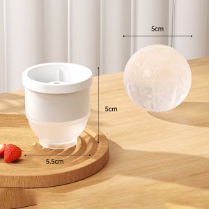 Silicone Ice Maker Food Grade Sphere Ice Mold Stackable Slow Melting DIY Ices Ball For Cocktail Whiskey Drink Home Bar
