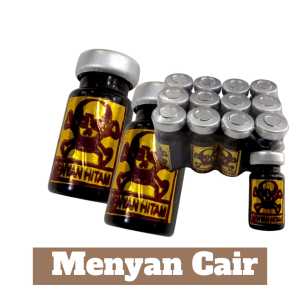 3 Botol Menyan Hitam Madat Cair Bukhur Wangi Kemenyan Isi 6 ML
