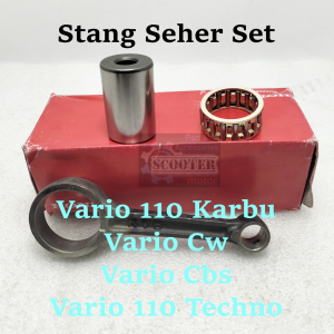 Stang Seher Set KVB HONDA Vario 110 CW CBS Techno karbu kualitas original Presisi tidak bengkok dan awet ori asli ahm hgp (Bisa Cod)