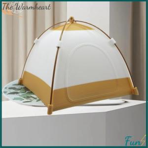 【The Warmheart】 1 Piece Mini Doll Travel Camping Decoration Toys 1:12 Dollhouse Simulation Tent Model Micro Scene Construction Photo Props