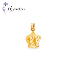 MJ Jewellery Gold Crown Charm P46  375 Gold & 916 Gold