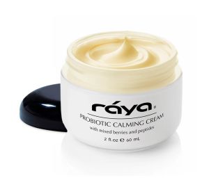 Raya Probiotic Calming Cream (309)    Moisturizing Anti-Aging and Calming Face Cream for Sensitive Irritated and Mature Skin    Soothes Over-Reactive Skin and Helps Reduce Fine Lines and Wrinkles