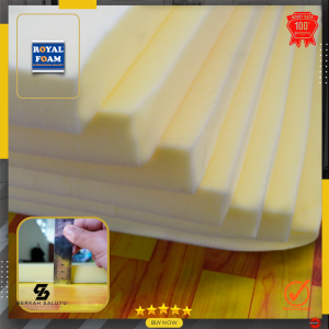 Yellow foam Royal foam padded size 150 cm x 100 cm x 3 cm