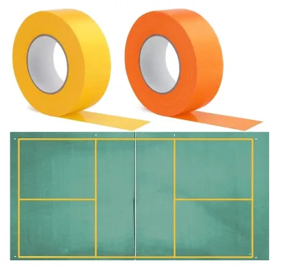 Pickleball Court Marker Tape 1Roll 20Meters ORIG Pickle Ball Badminton Court Tape Marker Pickleball Tape Authentic Court Marker Tennis Badminton Pickleball