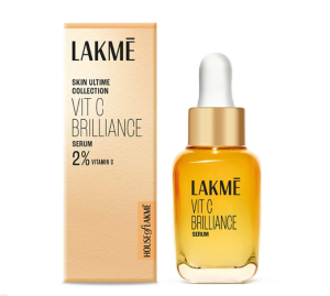 lakme vitamin c  birilliance serum brightens skin& enhances glow 30ml