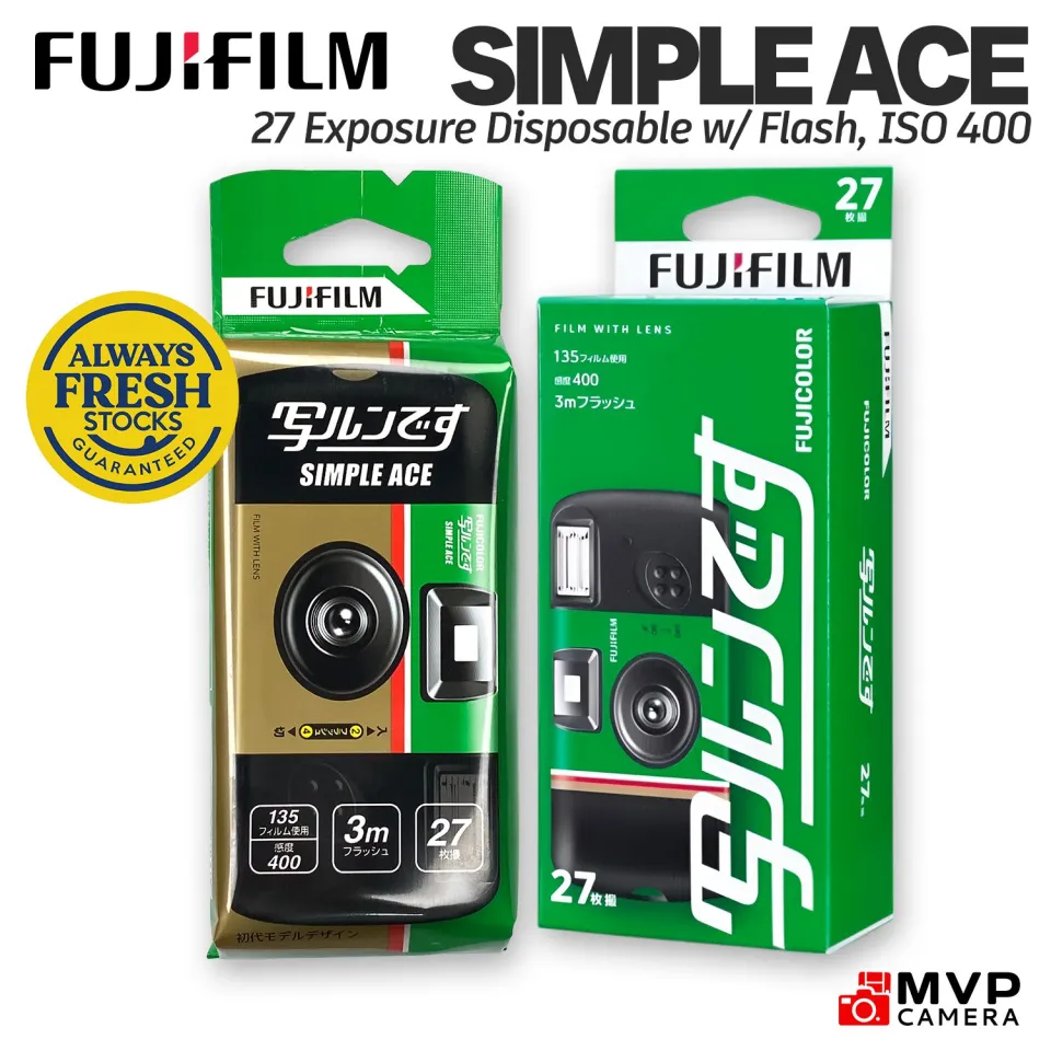 FUJIFILM SIMPLE ACE 27 Exposures ISO 400 Color Negative Fuji Film