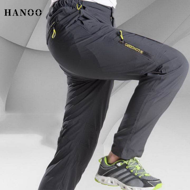 JEEP SPIRIT Stretch Hiking Pants Men Summer Breathable Quick Dry