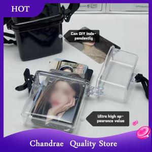 [Chandrae] Ins Idol Photo Card Storage Box Decorative Photocard Storage Box Waterproof Photo Picture Collect Holder Message Organizer Box