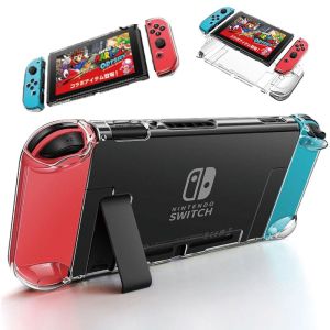 Detachable Crystal PC Transparent Case For Nintendo Nintend Switch NS NX Cases Hard Clear Back Cover Shell Coque Ultra Thin Bag