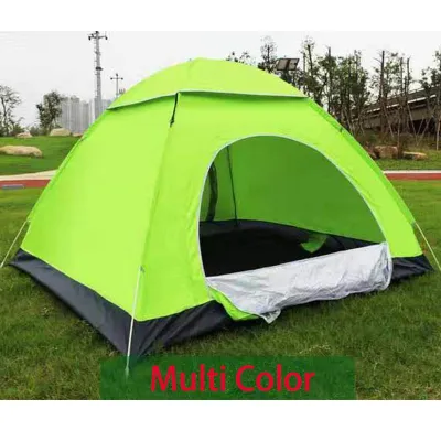 Waterproof Polyester Camping and Outdoor Tent 2 / 4 / 6 / 8 Person Camping Tent ( Random Color )