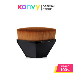Oni Magic Petal Foundation Brush โอนิ แปรงสำหรับลงรองพื้น รูปทรงหกเหลี่ยม (Obsidian Black/Sakura Pink)