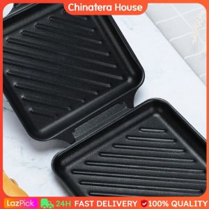Non-Stick Bakeware Baking Trays and Pans Durable Detachable Waffle and Sandwich Pan for Family Breakfast