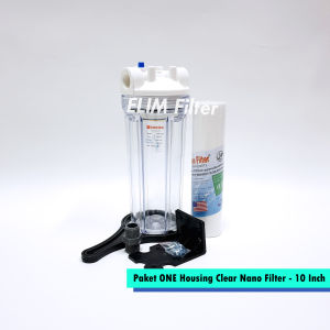 ELIM Filter - Paket ONE Housing + Catridge Sedimen Spun 10inch / Filter Air