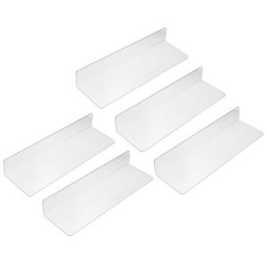 Transparan Shelf Separator Toko Supermarket Sekat Pemisah Acrylic Display Toko Sekat Pemisah