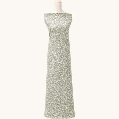 Embossed Flower Snow Jacquard Fabric – 58/60 Inch Width(Harga half meter)