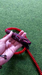 Tasbih Red Coral Marjan Model Cambuk Limit Edition