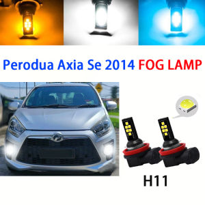 PERODUA Axia Se 2014 FOG LAMP LED BULB Ice blue White Yellow Lampu Spotlight Sport Light Mentol Kereta Halogen Replacement H11 Perodua Axia Se 2014 MMC fog lamp