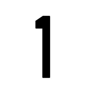 Customised Door Unit Number Acrylic Signage | Personalised House Number Sign Plaque